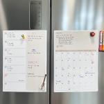 붙이는 냉장고 고무자석보드(ver.2)+세필펜 3종 세트