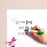 유리에 붙이는 대형 자석 화이트보드(점착식)+마커펜 2종 증정